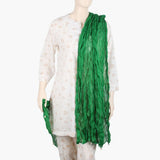 Women's Chiffon Dupatta - Green, Women Dupatta, Chase Value, Chase Value