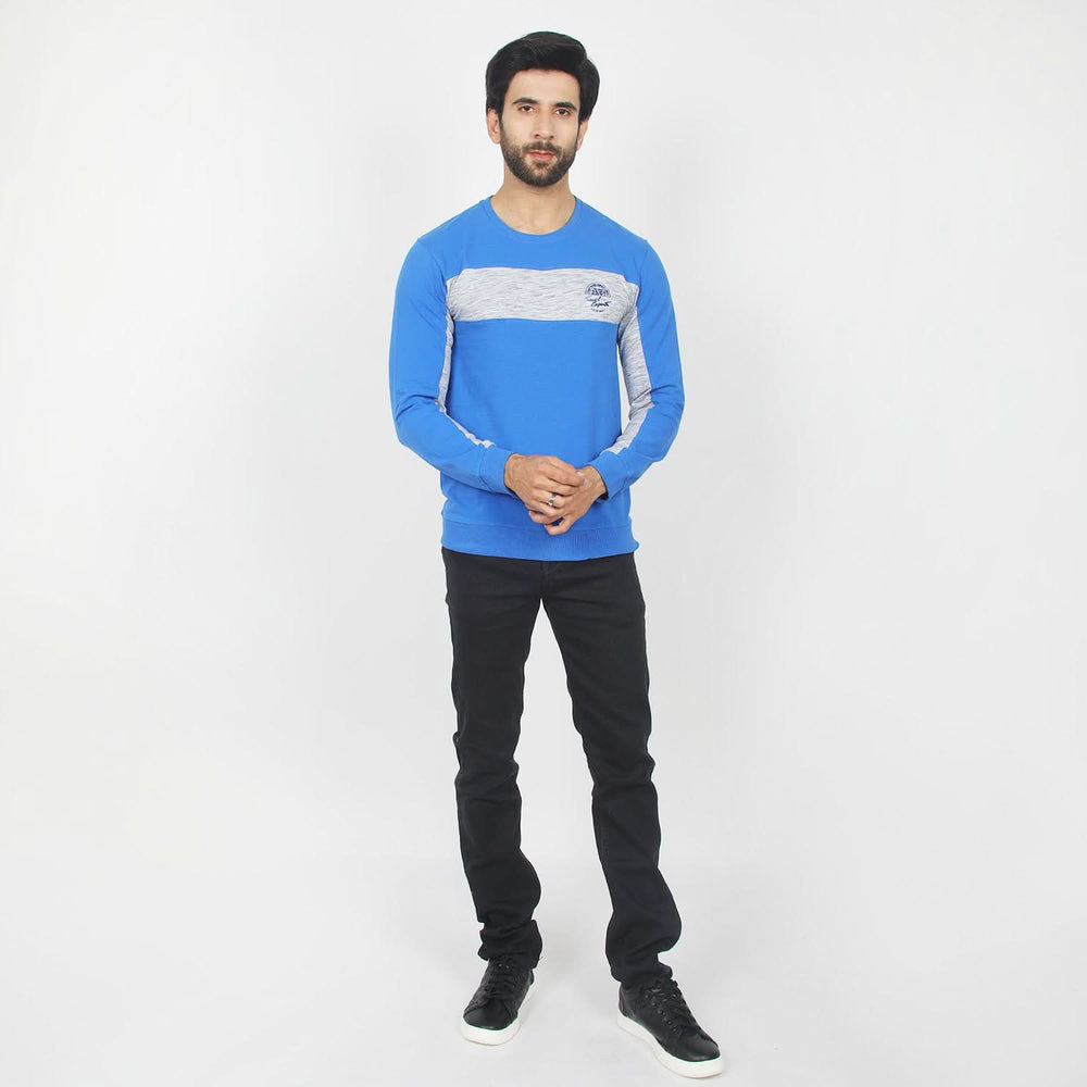 Men's Full Sleeves Sweat Shirt - Royal Blue, Men's Sweater & Sweat Shirts, Chase Value, Chase Value