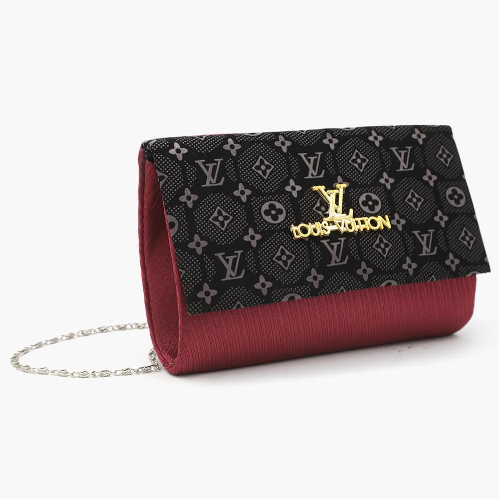 Women's Clutch - Maroon, Women Clutches, Chase Value, Chase Value