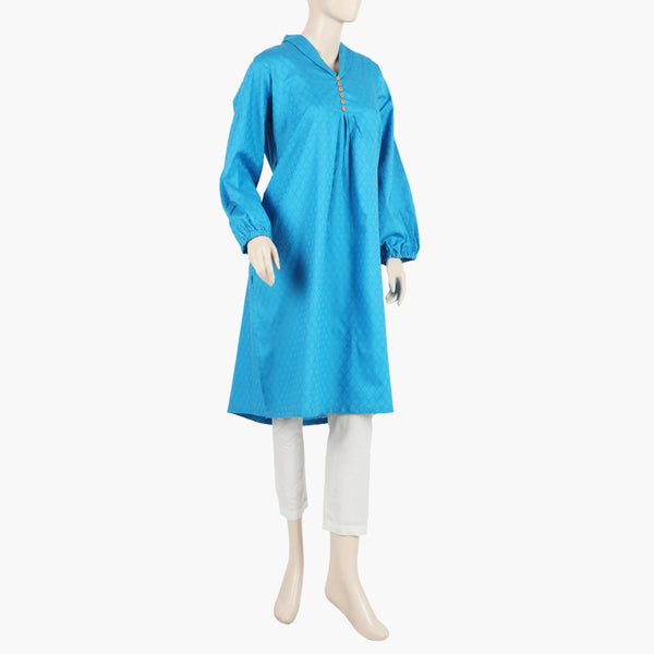 Eminent Women's Stitched Kurti - Ocean Blue, Women Ready Kurtis, Eminent, Chase Value