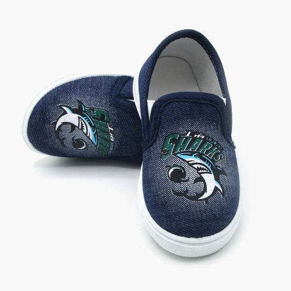 Boys Canvas Shoes - Dark Blue, Boys Casual Shoes & Sneakers, Chase Value, Chase Value