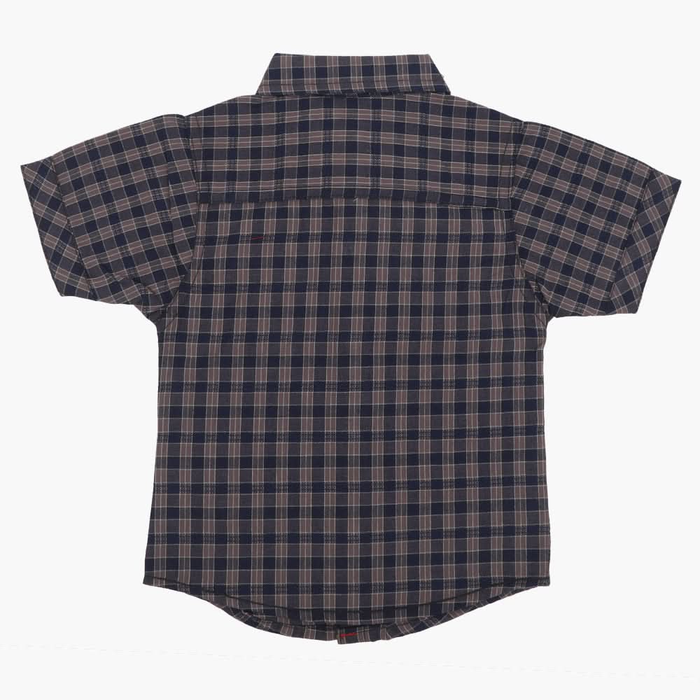 Boys Half Sleeves Casual Shirt - Navy Blue, Boys Shirts, Chase Value, Chase Value