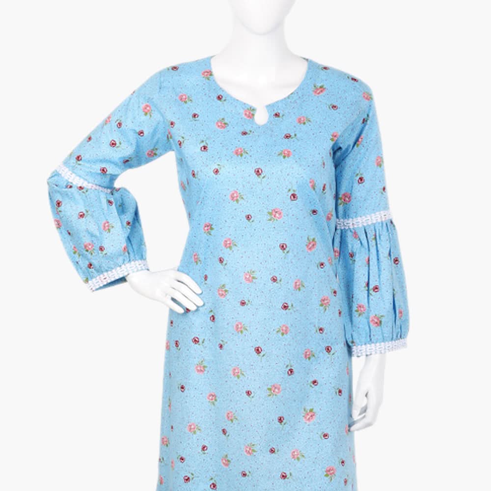 Women's Printed Shalwar Suit - Blue, Women Shalwar Suits, Chase Value, Chase Value