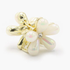 Pearl Metal Catcher - Golden, Women Hair & Head Jewellery, Chase Value, Chase Value