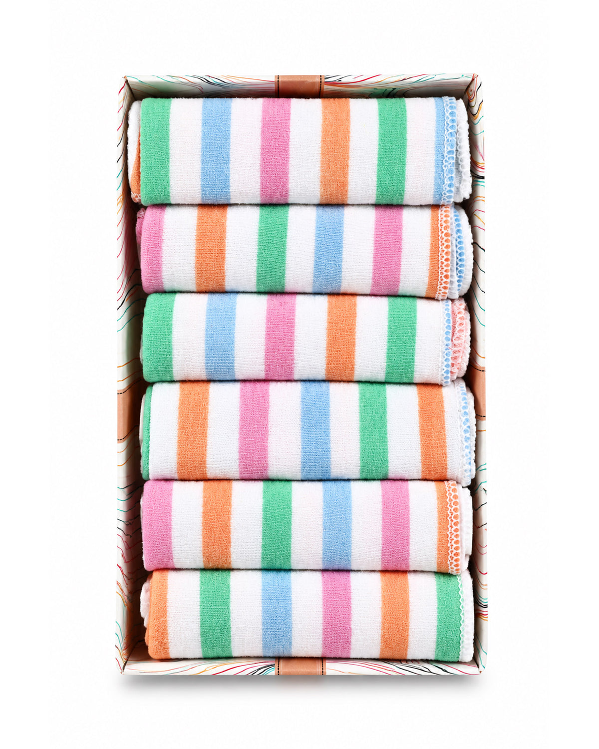 Newborn Face Towels - 6 Pcs