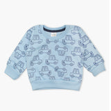 Newborn Boys Full Sleeves T-Shirt - Light Blue, Newborn Boys Winterwear, Chase Value, Chase Value