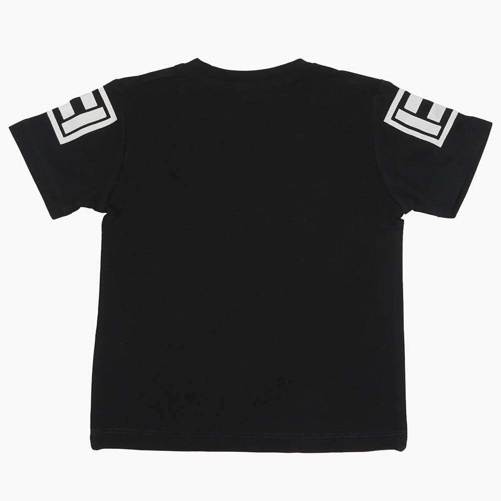 Boys Half Sleeves T-Shirt - Black, Boys T-Shirts, Chase Value, Chase Value