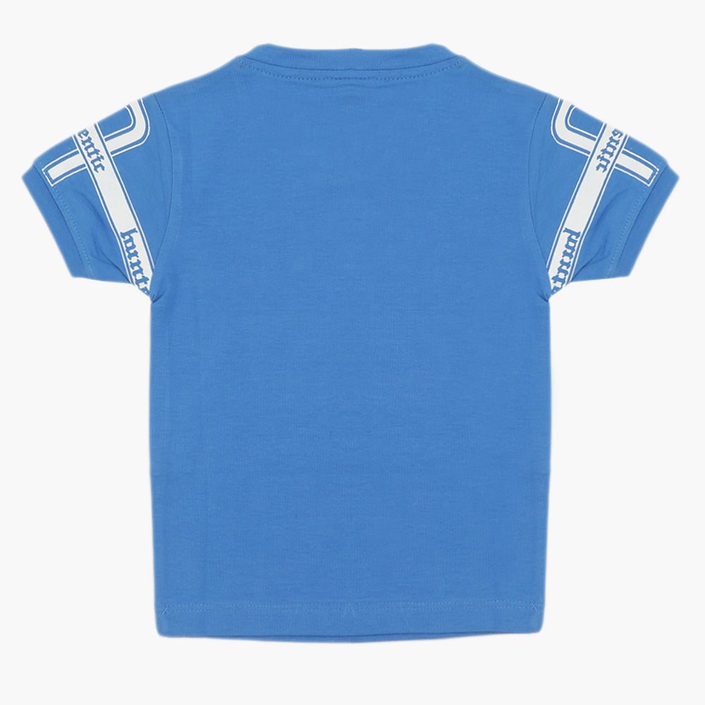Boys Half Sleeves T-Shirt - Blue, Boys T-Shirts, Chase Value, Chase Value
