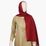 Women's Silk Scarf - Maroon, Women Shawls & Scarves, Chase Value, Chase Value