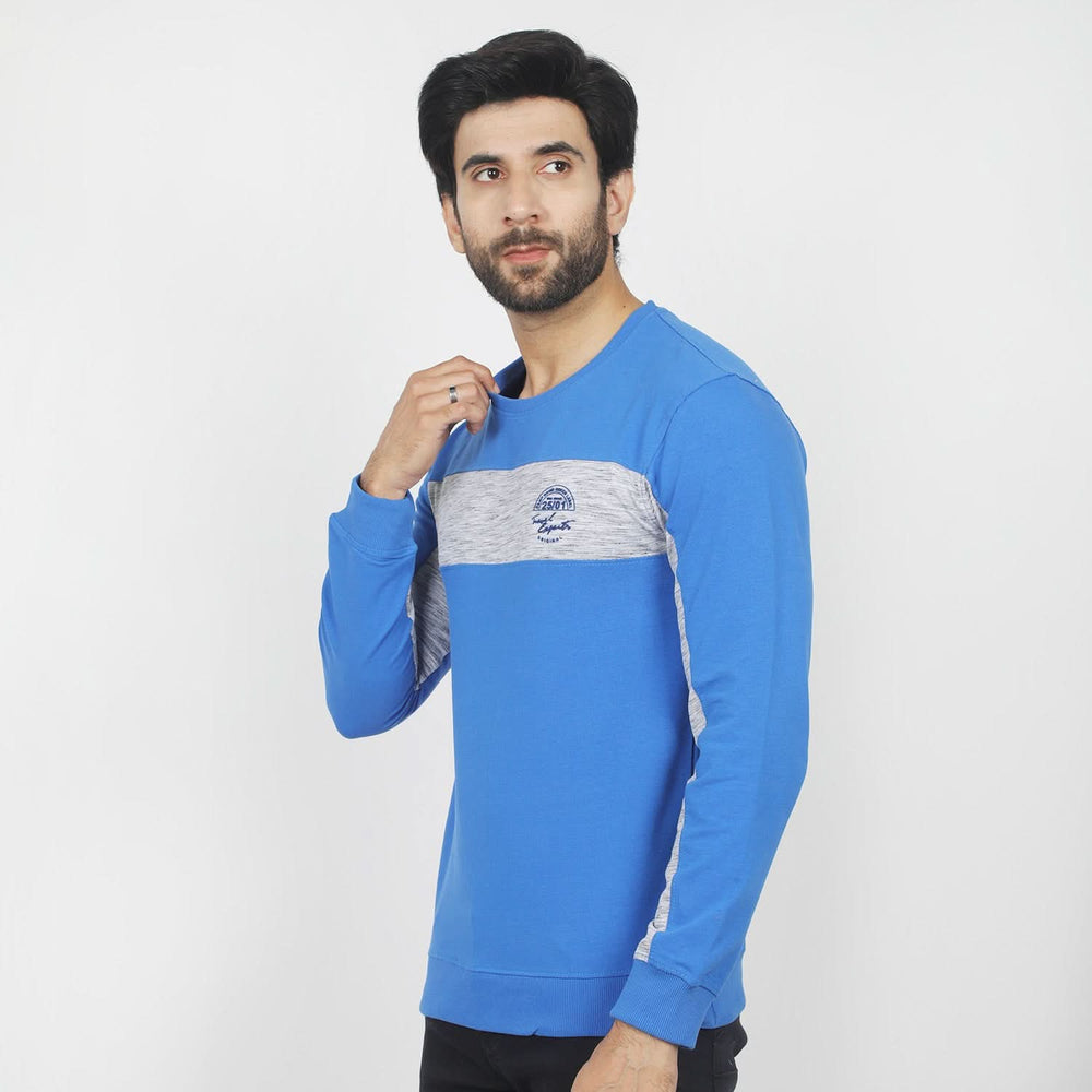 Men's Full Sleeves Sweat Shirt - Royal Blue, Men's Sweater & Sweat Shirts, Chase Value, Chase Value
