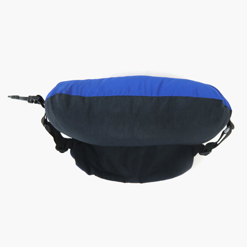 Travel Pillow with Eye Mask - Blue
