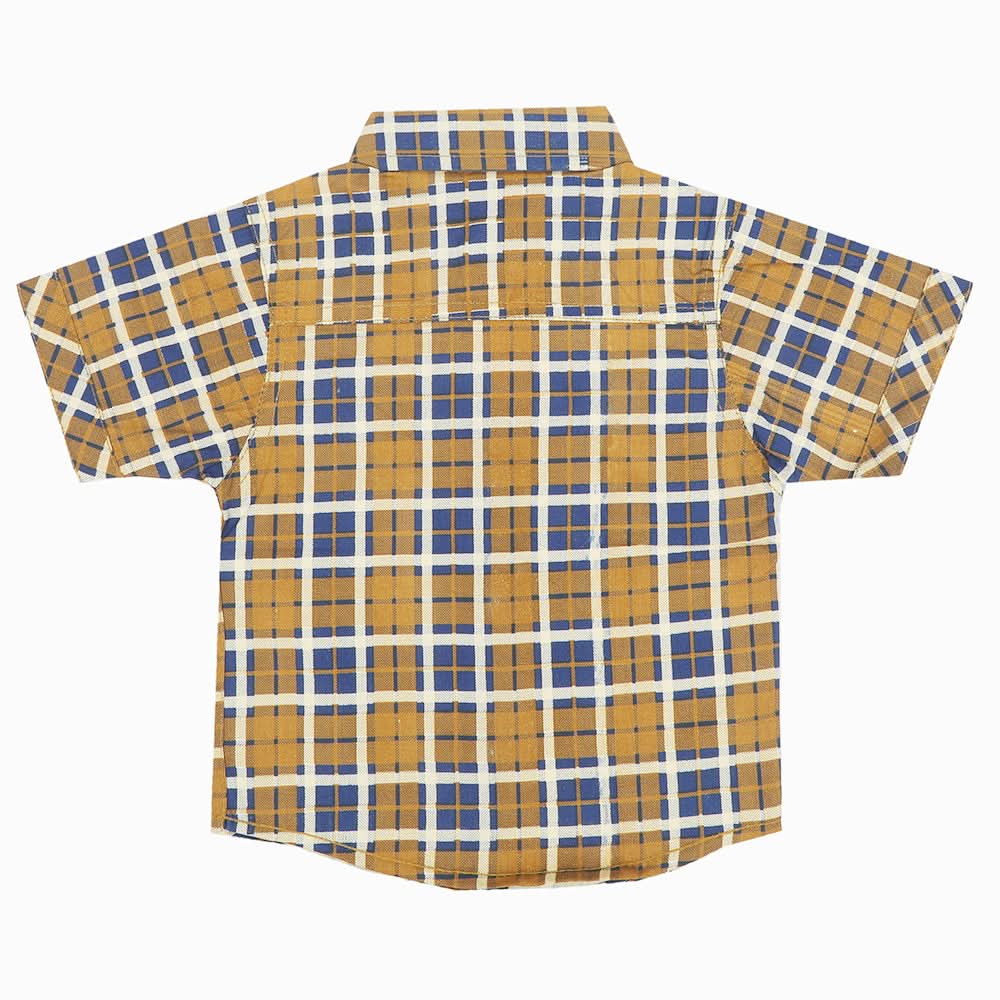 Boys Half Sleeves Casual Shirt - Brown, Boys Shirts, Chase Value, Chase Value