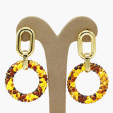 Women's Ear Hoops - Brown, Women Earrings & Tops, Chase Value, Chase Value