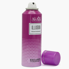 Al-Arij Exclusive Body Spray Illusion, 200ml, Women Perfumes, Al Arij, Chase Value