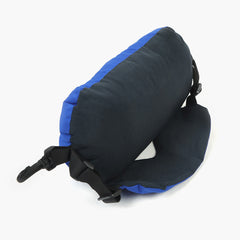 Travel Pillow with Eye Mask - Blue