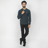 Men's Full Sleeves T-Shirt - Steel Green, Men's T-Shirts & Polos, Chase Value, Chase Value