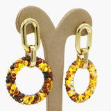 Women's Ear Hoops - Brown, Women Earrings & Tops, Chase Value, Chase Value