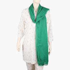 Women's Embroidered  Lawn Dupatta - Olive Green, Women Shawls & Scarves, Chase Value, Chase Value