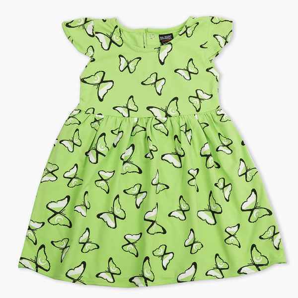 Girls Azadi Frock - Green, Girls Frocks, Chase Value, Chase Value