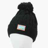 Women's Woolen Cap - Black, Women Hats & Caps, Chase Value, Chase Value