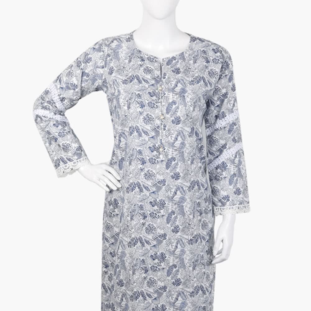 Women's Printed Shalwar Suit - Dark Blue, Women Shalwar Suits, Chase Value, Chase Value