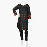 Women's Chambray 2 Pcs Suit - Black, Women Shalwar Suits, Chase Value, Chase Value