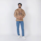 Eminent Men's Half Sleeves Printed T-Shirt - Light Brown, Men's T-Shirts & Polos, Eminent, Chase Value