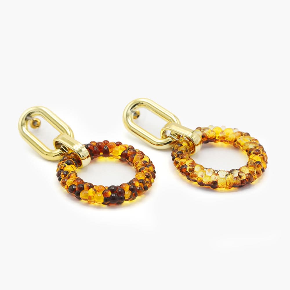 Women's Ear Hoops - Brown, Women Earrings & Tops, Chase Value, Chase Value