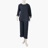 Women's Western 2 Pcs Suit - Black, Women Night Suit, Chase Value, Chase Value