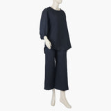 Women's Western 2 Pcs Suit - Black, Women Night Suit, Chase Value, Chase Value