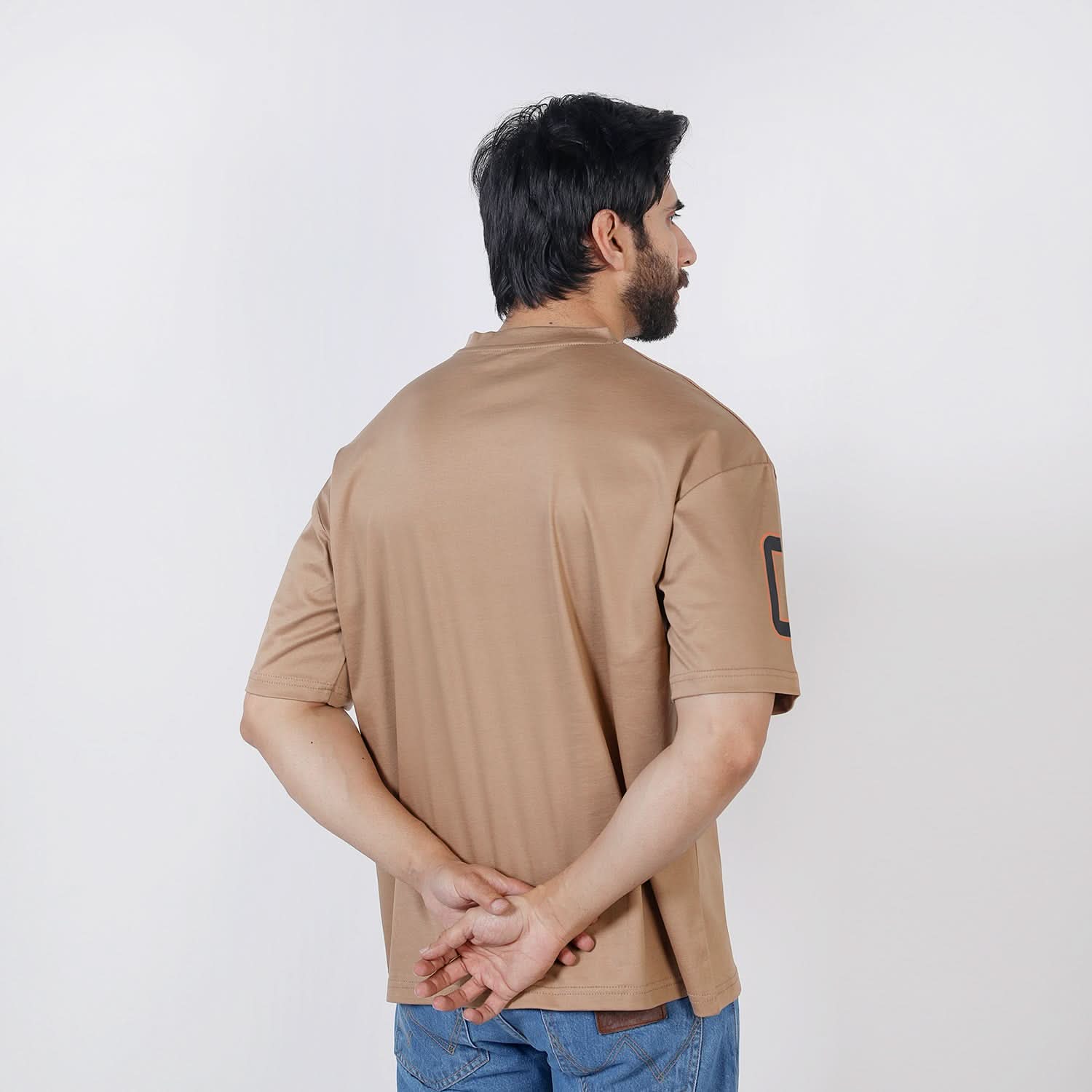 Eminent Men's Half Sleeves Printed T-Shirt - Light Brown, Men's T-Shirts & Polos, Eminent, Chase Value