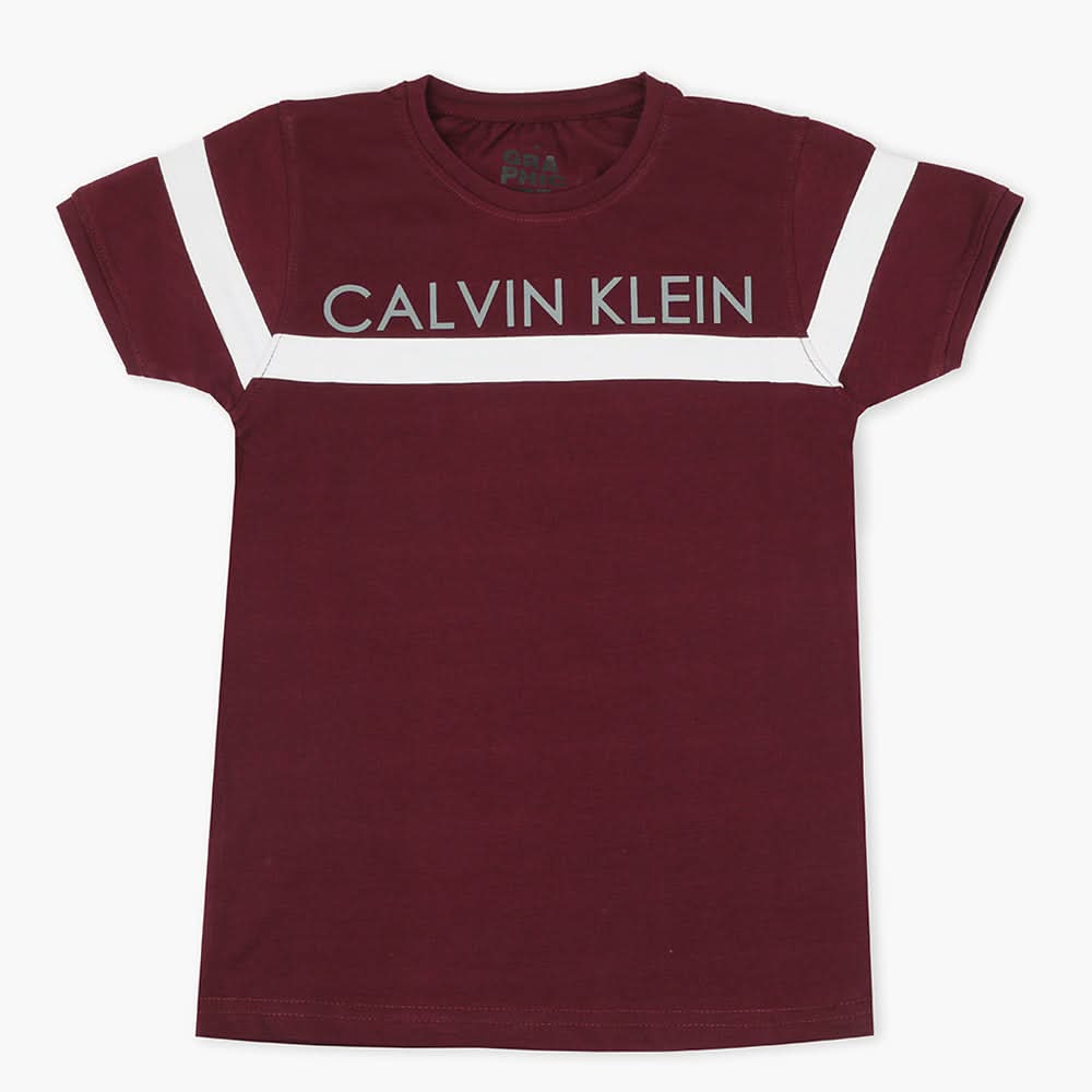 Boys Half Sleeves Polo T-Shirt - Dark Purple, Boys T-Shirts, Chase Value, Chase Value