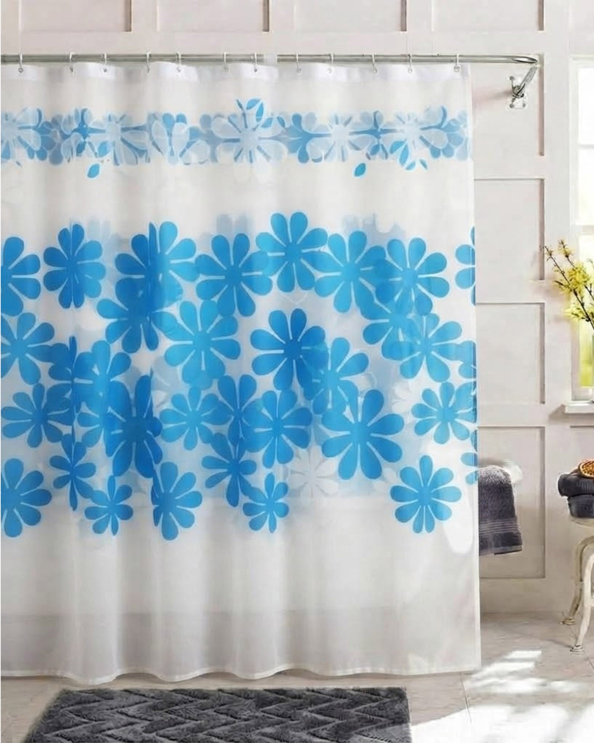PEVA Shower Curtain - 180 × 180