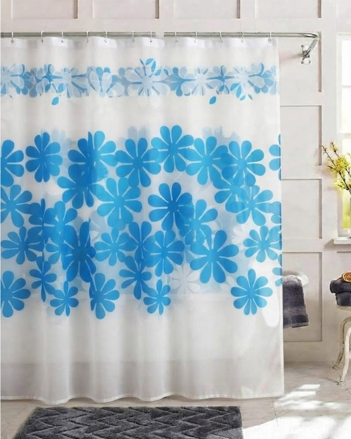 PEVA Shower Curtain - 180 × 180