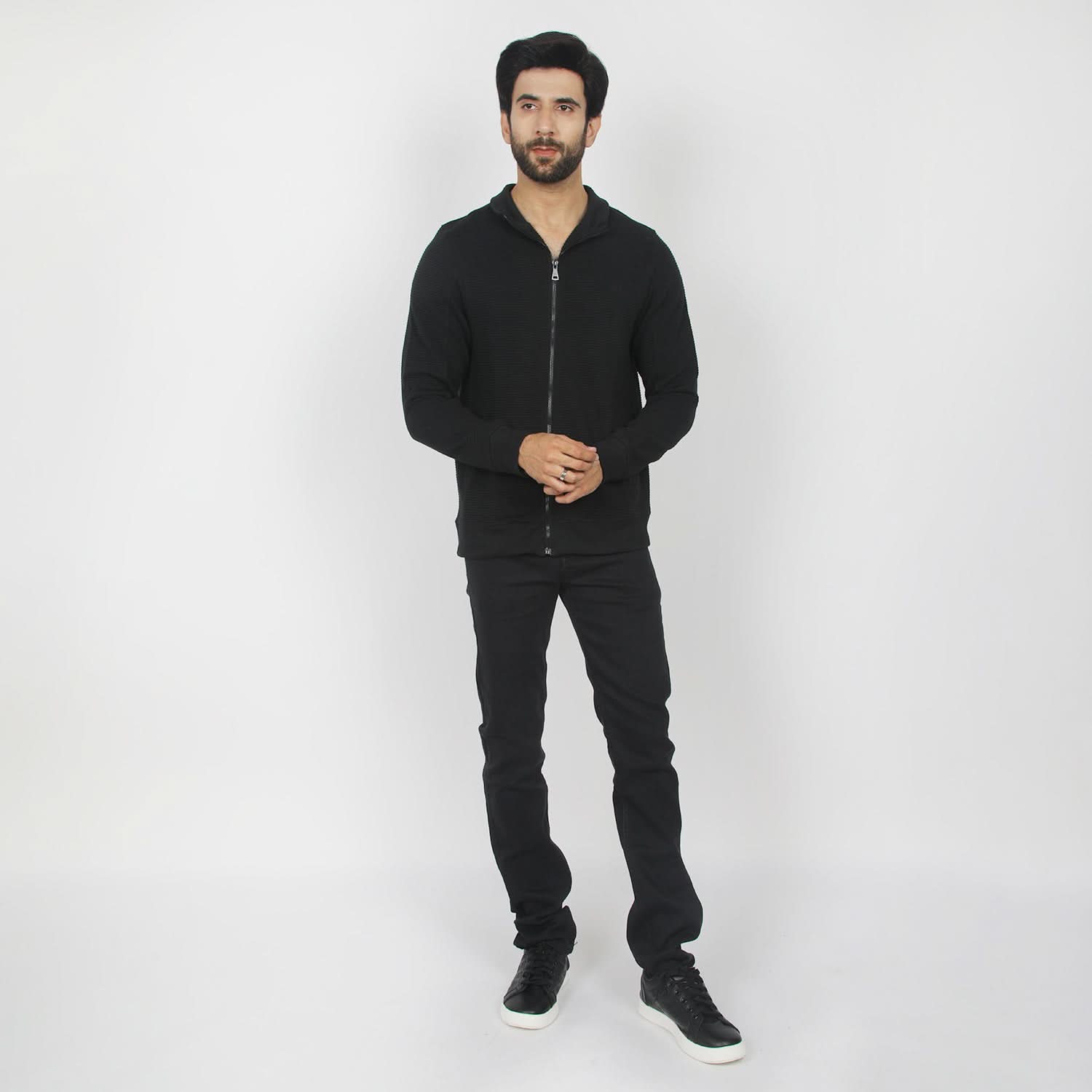 Eminent Men's Full Sleeves Jacket - Black, Men's Jackets & Hoodies, Eminent, Chase Value