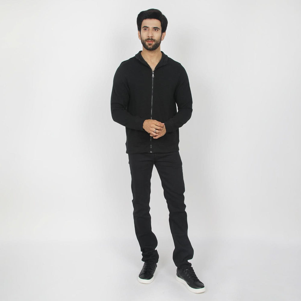 Eminent Men's Full Sleeves Jacket - Black, Men's Jackets & Hoodies, Eminent, Chase Value