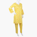 Women's Printed Shalwar Suit - Yellow, Women Shalwar Suits, Chase Value, Chase Value