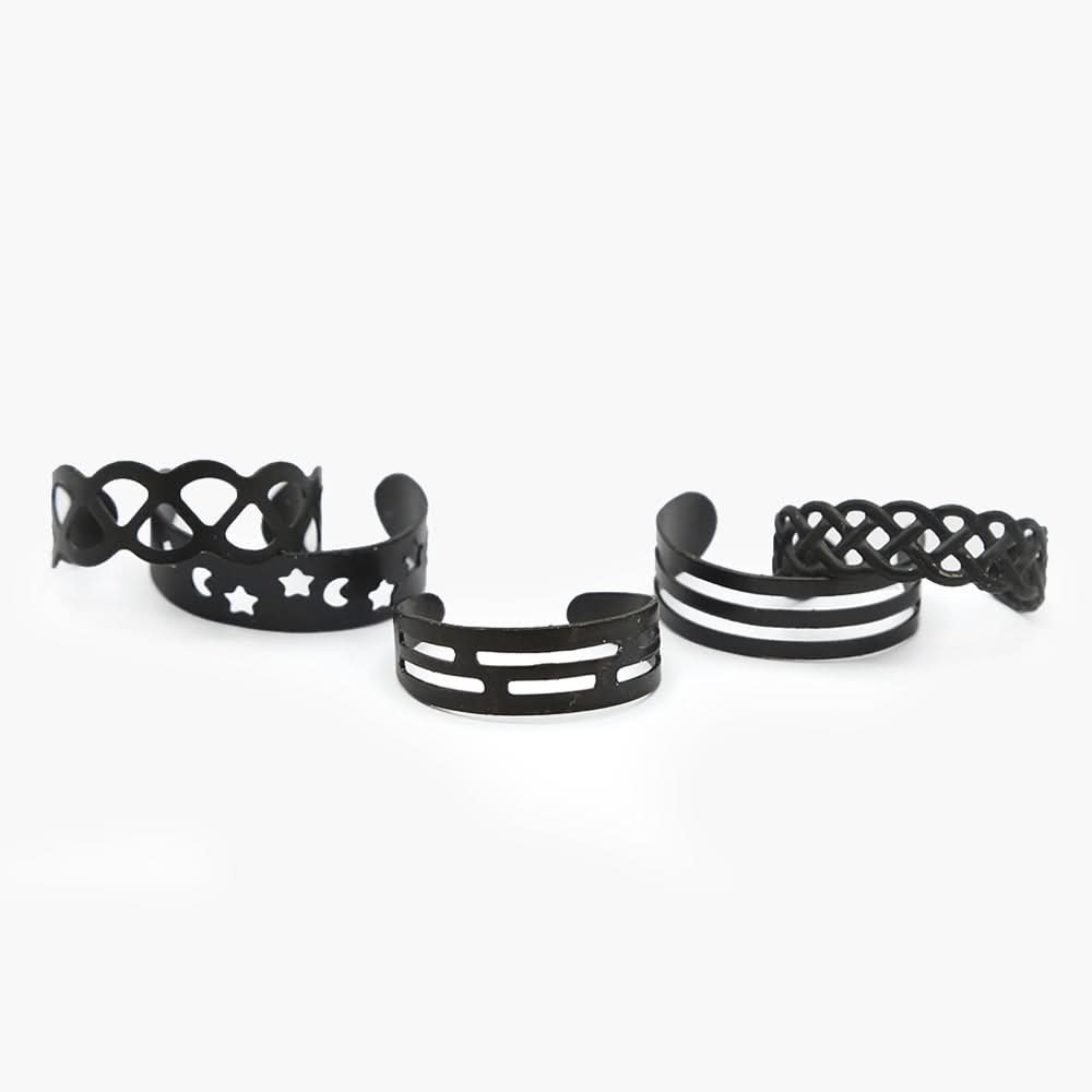 Women's 5pcs Ring - Black, Women Finger Rings, Chase Value, Chase Value