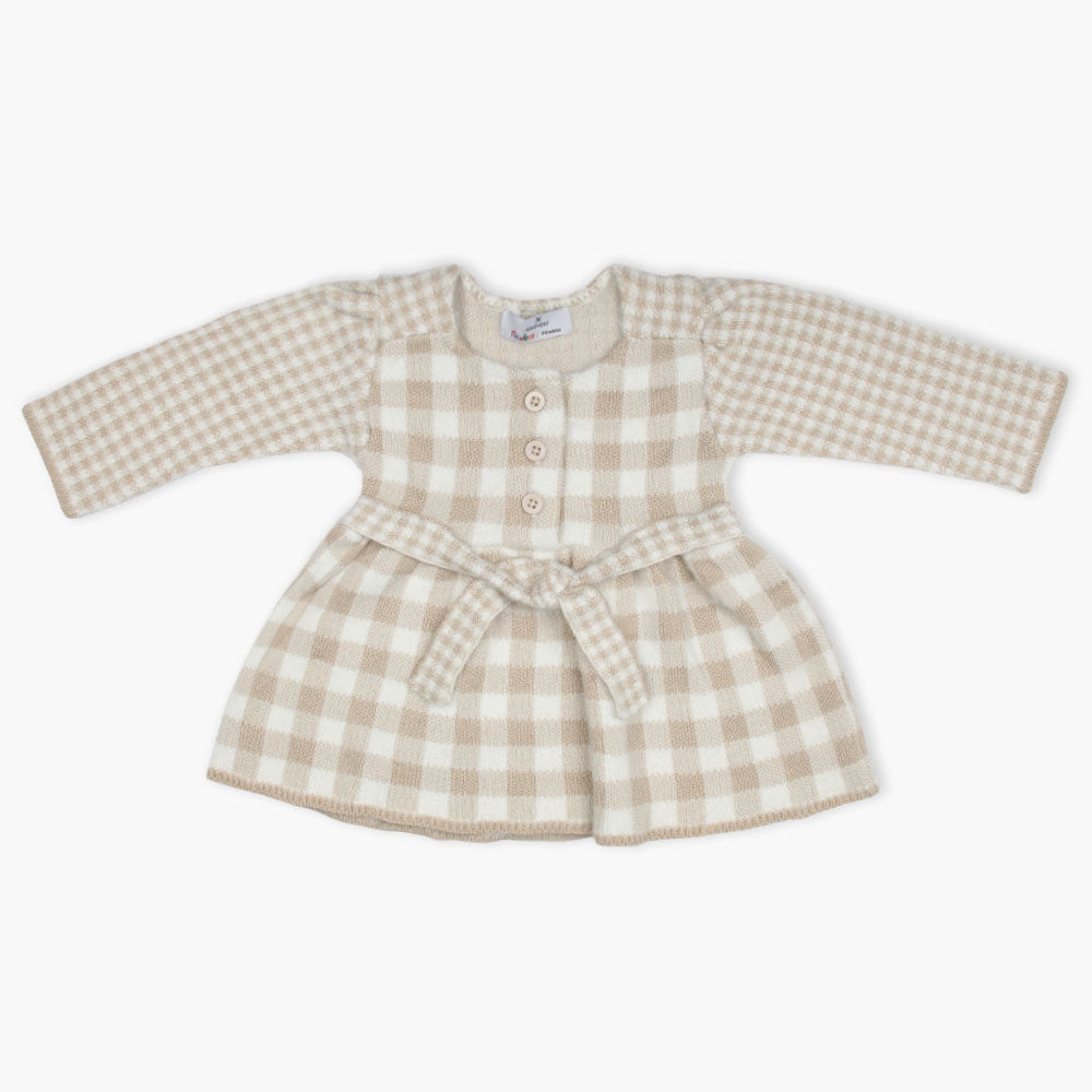 Newborn Girls Sweater - Off White, Newborn Girls Winterwear, Chase Value, Chase Value