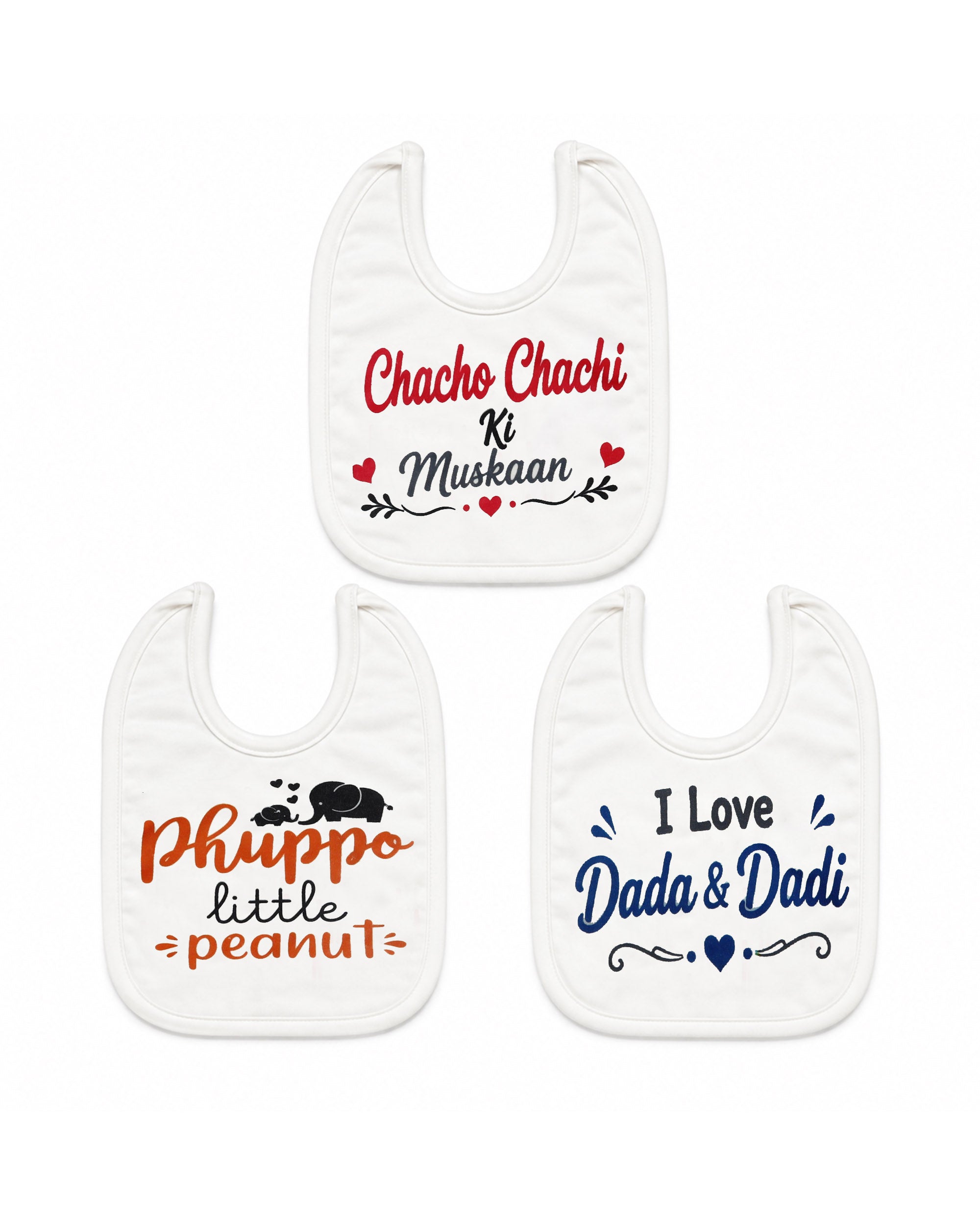 Valuables Newborn Baby Bibs - Large