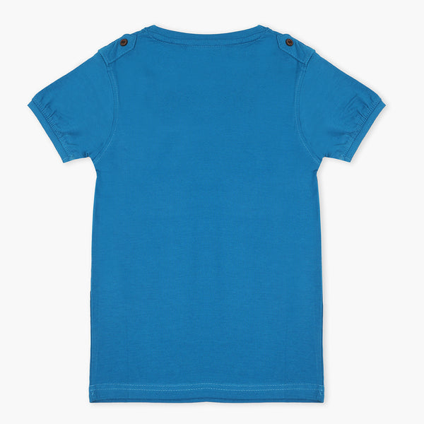 Boys Half Sleeves Polo T-Shirt - Sky Blue, Boys T-Shirts, Chase Value, Chase Value