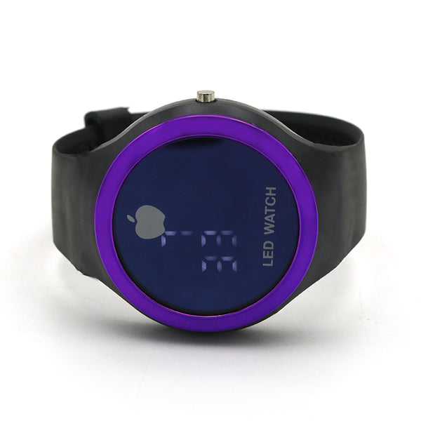 LED watch for kids fish style - Purple