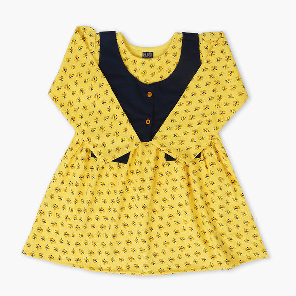 Girls Frock - Yellow, Girls Frocks, Chase Value, Chase Value