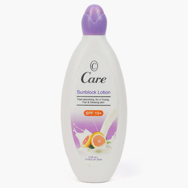 Care Sun Block Lotion Large SPF15+ For All Skin Types, 95ML, Creams & Lotions, Care, Chase Value