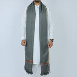 Men’s Winter Shawl - Grey, Men's Shawls & Mufflers, Chase Value, Chase Value