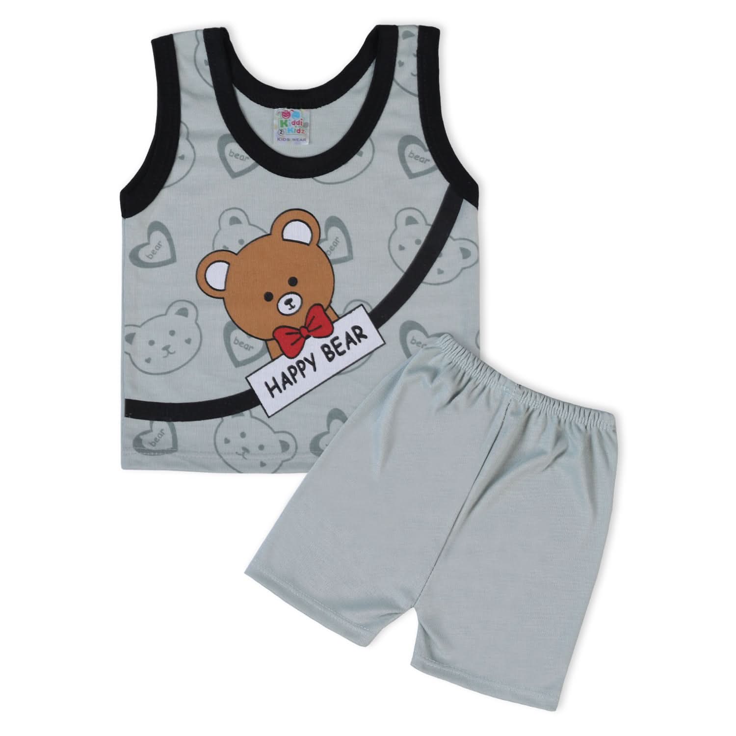 Newborn Boys Sando Suit - Grey, Newborn Boys Sets & Suits, Chase Value, Chase Value