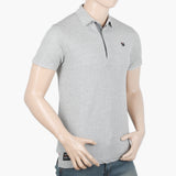 Men's Half Sleeves Polo T-Shirt - Light Grey, Men's T-Shirts & Polos, Chase Value, Chase Value