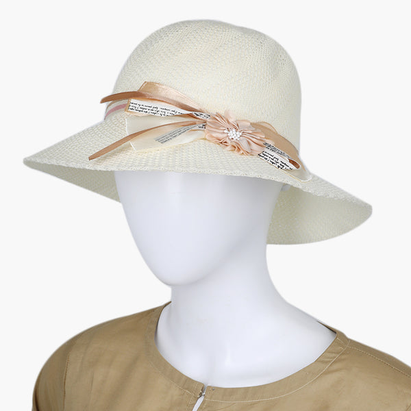 Women's Floppy Hat - Peach, Women Hats & Caps, Chase Value, Chase Value