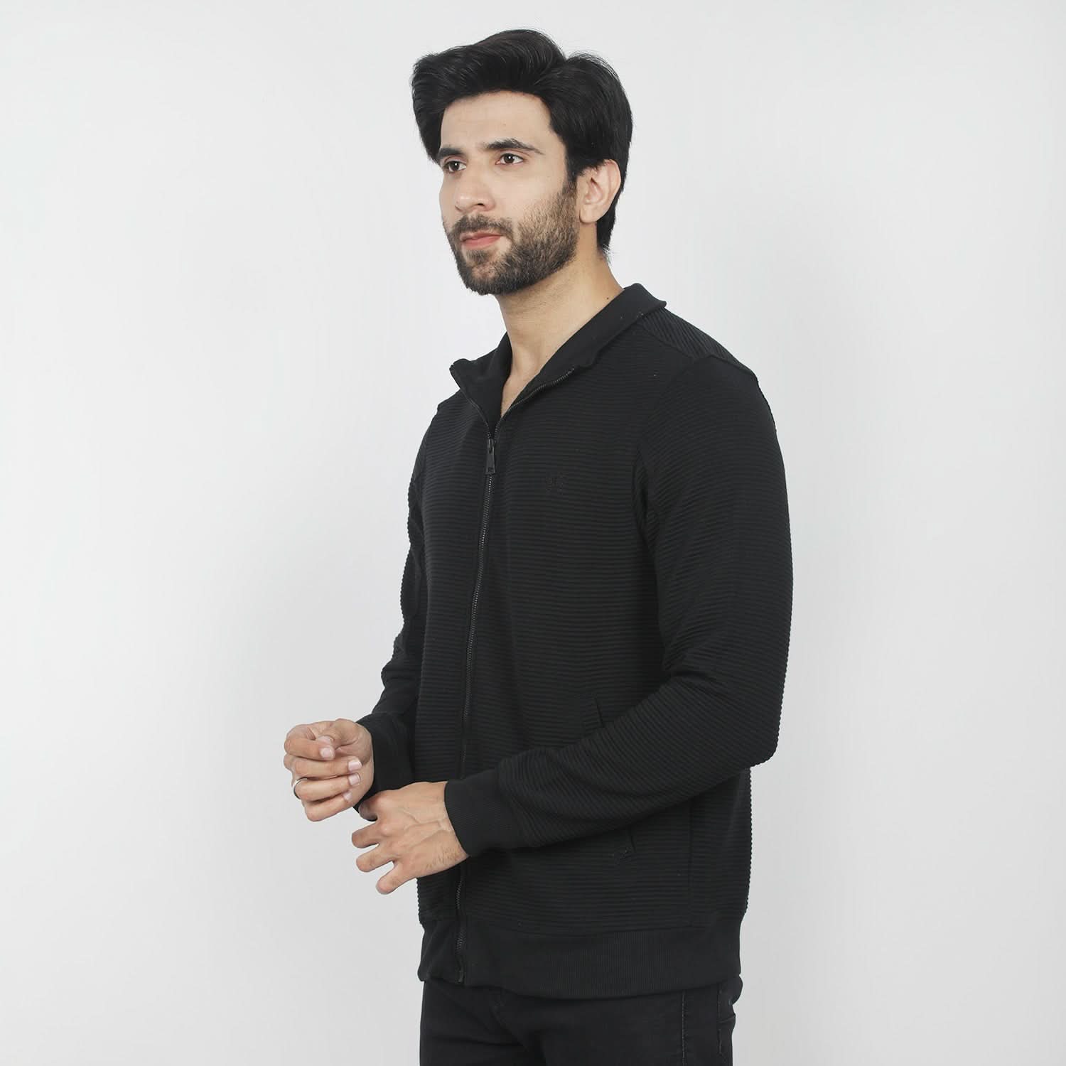 Eminent Men's Full Sleeves Jacket - Black, Men's Jackets & Hoodies, Eminent, Chase Value