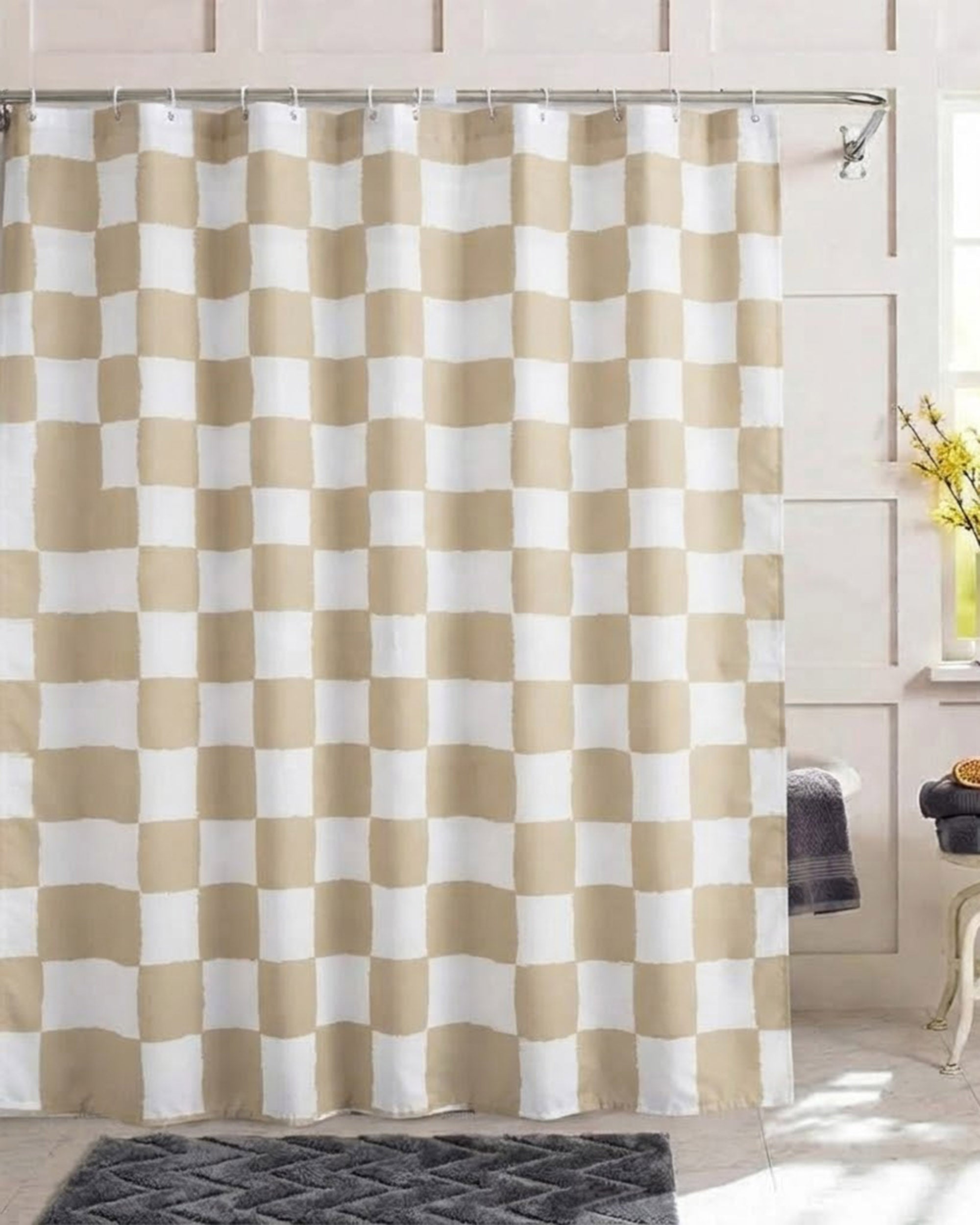PEVA Shower Curtain - 180 × 180